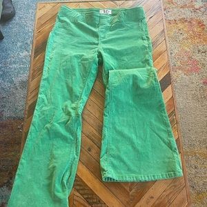 Stretchy free people bell bottoms